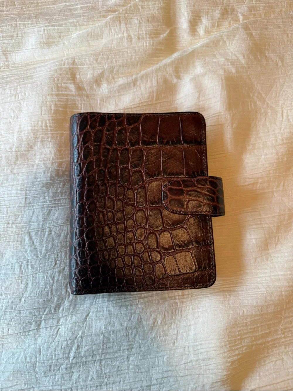 Filofax Classic Croc Pocket Leather Organizer - Picture 10 of 12